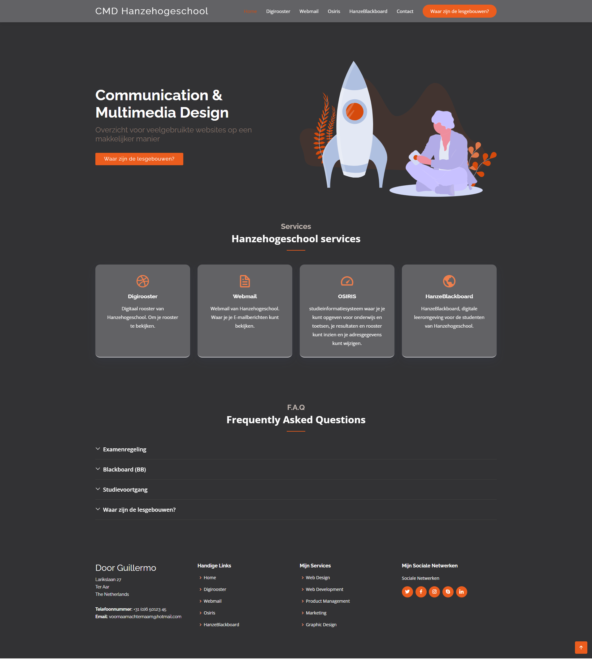 Website eerst