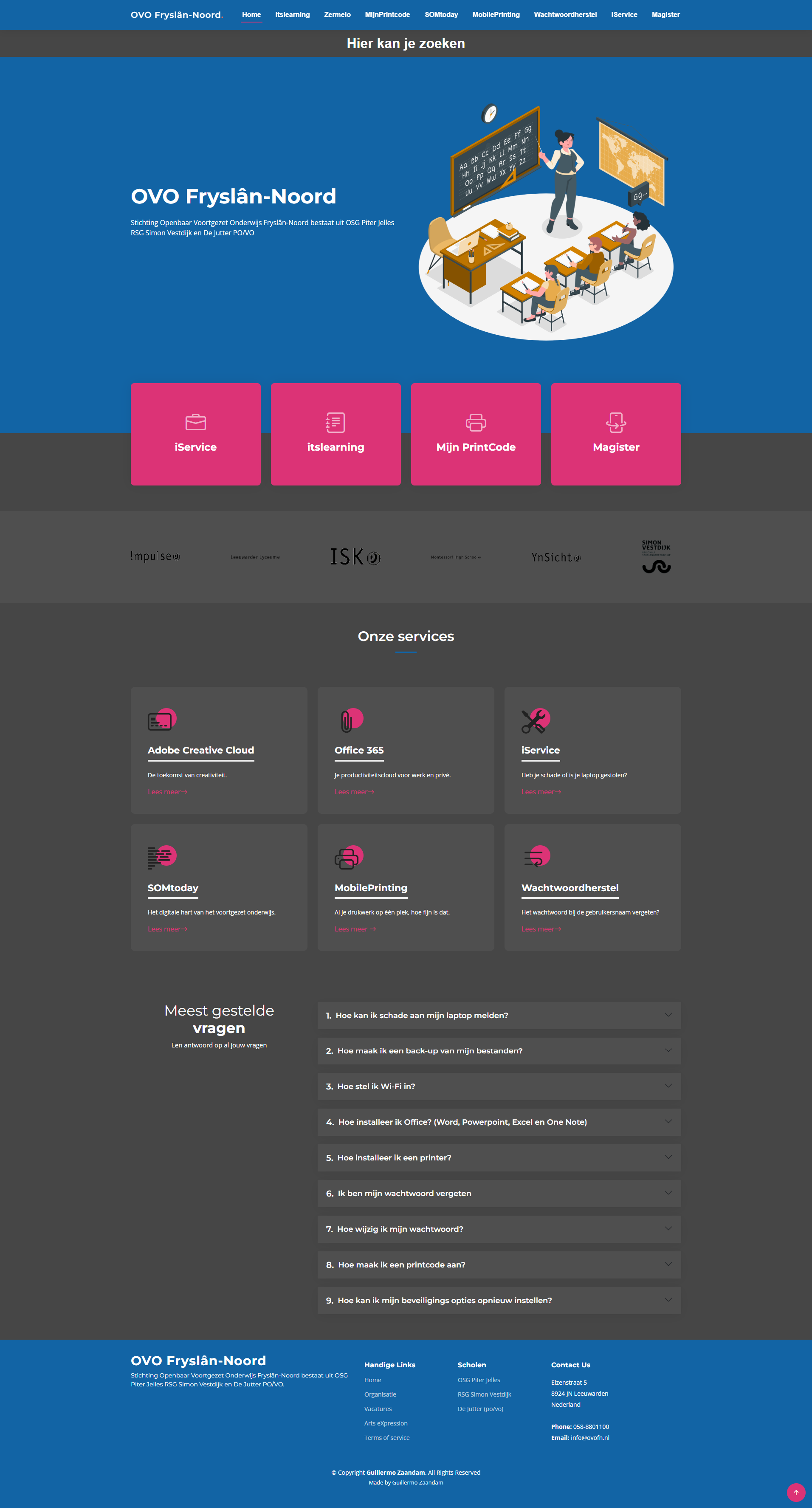 Website dark